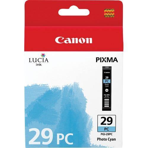 Canon PGI-29 Photo Cyan Ink Cartridge - For Pixma Pro-1 Inkjet Printer at PROCAM | procam.com