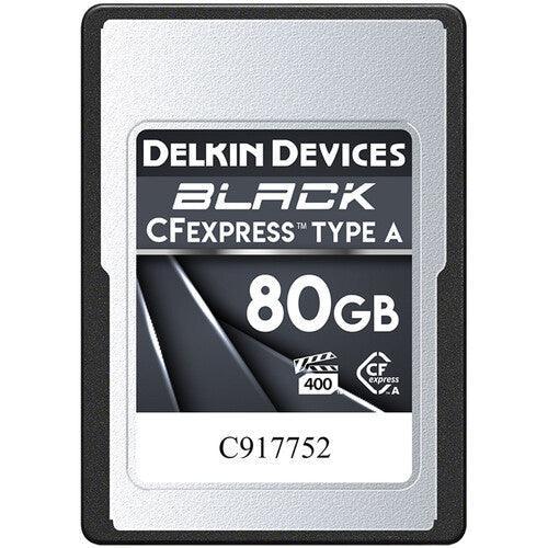 Delkin Devices BLACK CFexpress Type A Memory Card - 80GB at PROCAM | procam.com