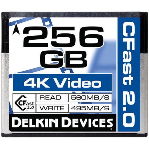 Delkin Devices CFast 2.0 Cinema Memory Card - 256GB | PROCAM