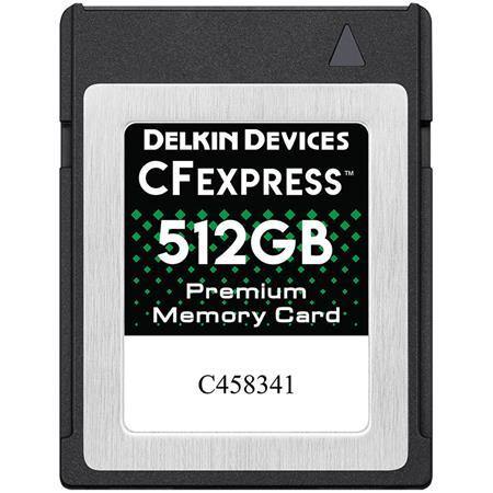 Delkin Devices CFexpress Type B Memory Card - 512GB | PROCAM