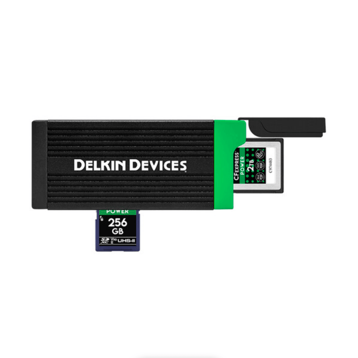 Delkin Devices USB 3.2 CFexpress Type B Card and SD UHS-II Memory Card Reader | PROCAM