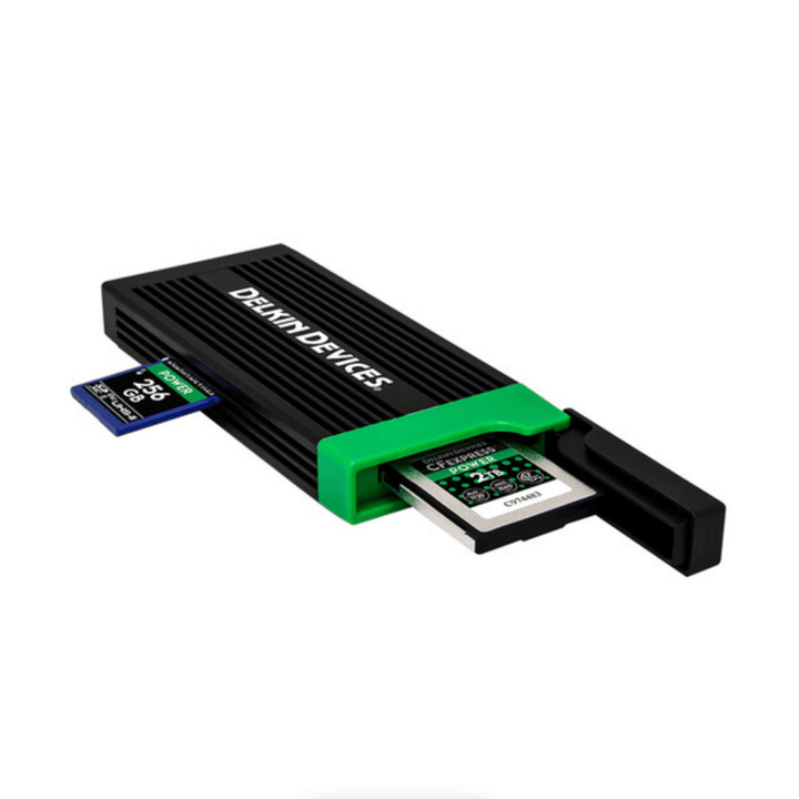 Delkin Devices USB 3.2 CFexpress Type B Card and SD UHS-II Memory Card Reader | PROCAM