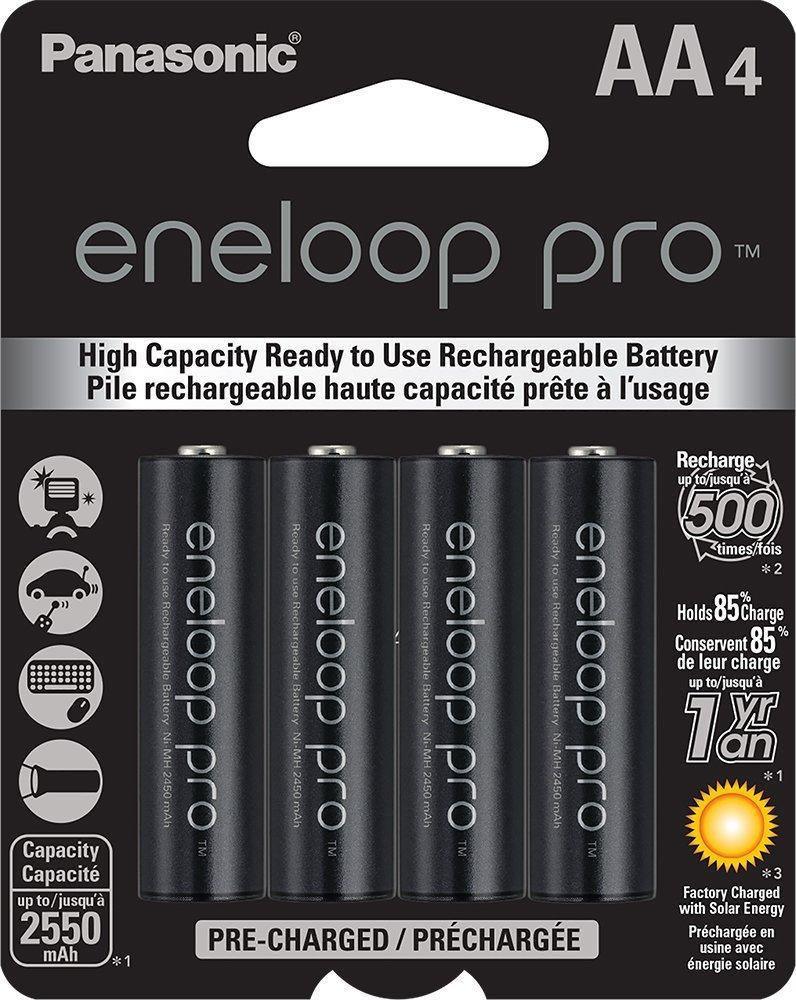 Eneloop XX Pro ''AA'' NiMH 2550mAh Rechargeable Battery (4 Pack) at PROCAM | procam.com