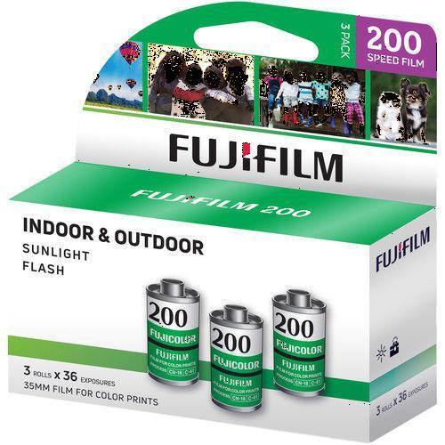 Fujifilm FILM - 200-36 Film 3-Pack (108 Exposures) | PROCAM