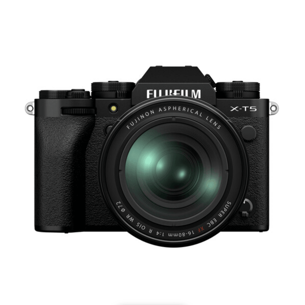 FUJIFILM X-T5 Mirrorless Camera with XF 16-80mm f/4 R OIS WR Lens (Black) | PROCAM