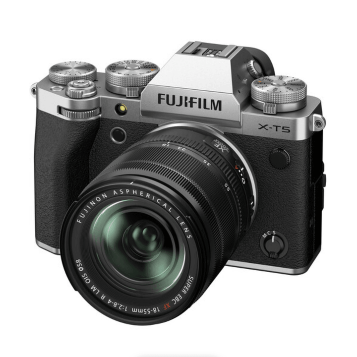 FUJIFILM X-T5 Mirrorless Camera with XF 18-55mm f/2.8-4 R LM OIS Lens (Silver) | PROCAM