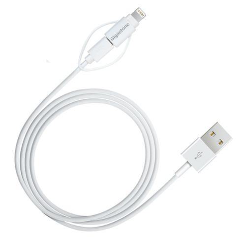Gigastone Lightning / Micro USB to USB Cable | PROCAM