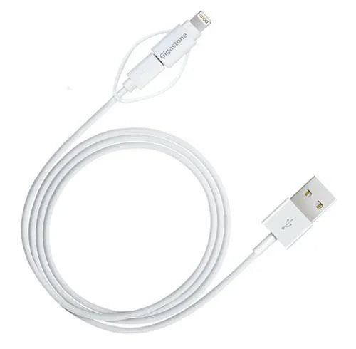 Gigastone Lightning / Micro USB to USB Cable at PROCAM | procam.com