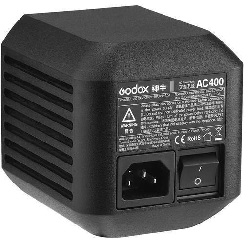 Godox AC Adapter for AD400Pro Flash Head at PROCAM | procam.com