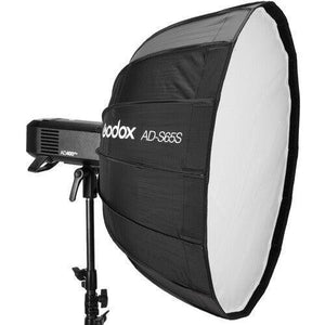 Godox AD-S65S Parabolic Softbox with Godox Mount and Grid (Gold/Silver, 25.6") at PROCAM | procam.com
