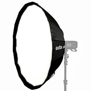 Godox AD-S65W Parabolic Softbox with Godox Mount and Grid (White, 25.6") at PROCAM | procam.com