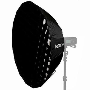 Godox AD-S65W Parabolic Softbox with Godox Mount and Grid (White, 25.6") at PROCAM | procam.com