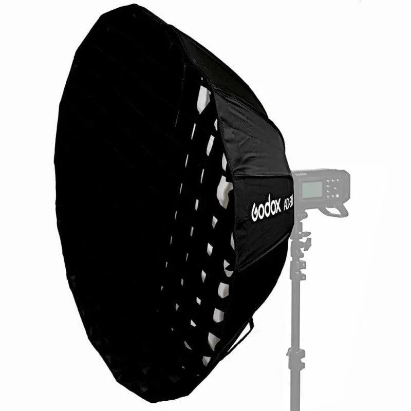 Godox AD-S65W Parabolic Softbox with Godox Mount and Grid (White, 25.6") at PROCAM | procam.com