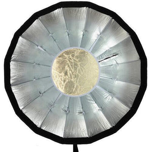 Godox AD-S85S Parabolic Softbox with Godox Mount and Grid (Gold/Silver, 33.5") at PROCAM | procam.com