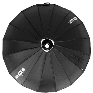 Godox AD-S85S Parabolic Softbox with Godox Mount and Grid (Gold/Silver, 33.5") at PROCAM | procam.com