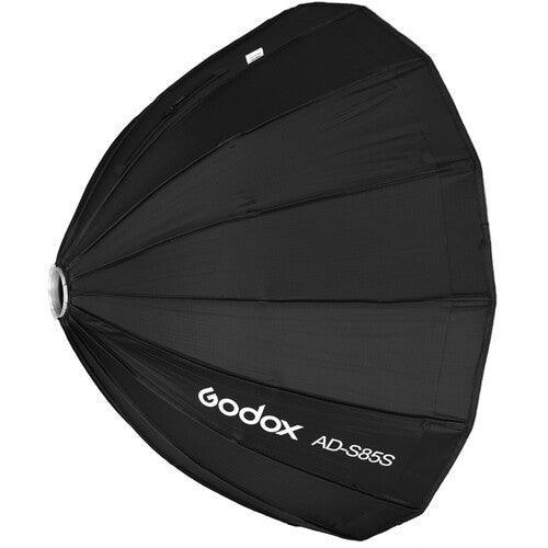 Godox AD-S85S Parabolic Softbox with Godox Mount and Grid (Gold/Silver, 33.5") at PROCAM | procam.com