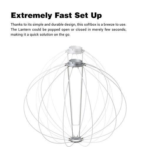 Godox CS50D Lantern Softbox - 19'' at PROCAM | procam.com