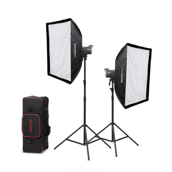 Godox Litemons LA200D Daylight LED 2-Light Kit with Stands and Softboxes | PROCAM