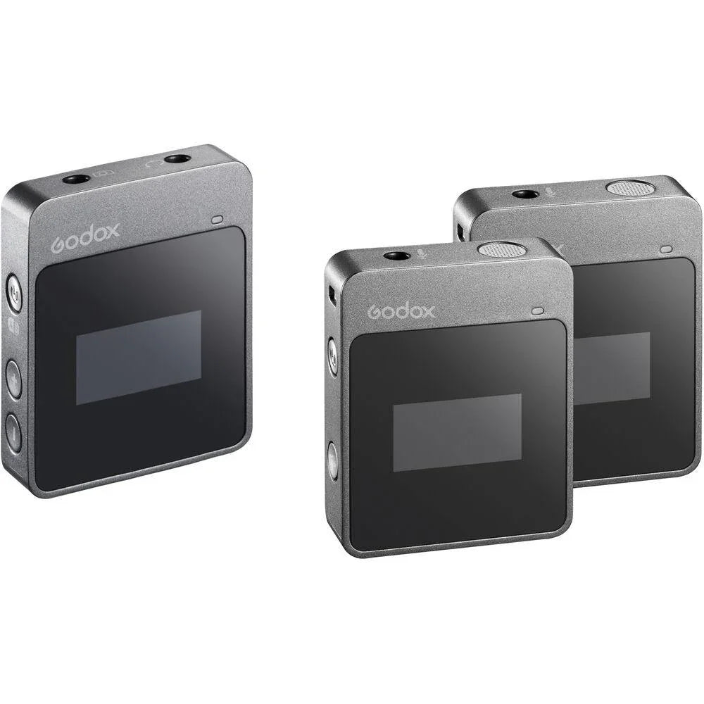 Godox MoveLink M2 Compact 2-Person Digital Wireless Microphone System for Cameras & Smartphones with 3.5mm (2.4 GHz) at PROCAM | procam.com