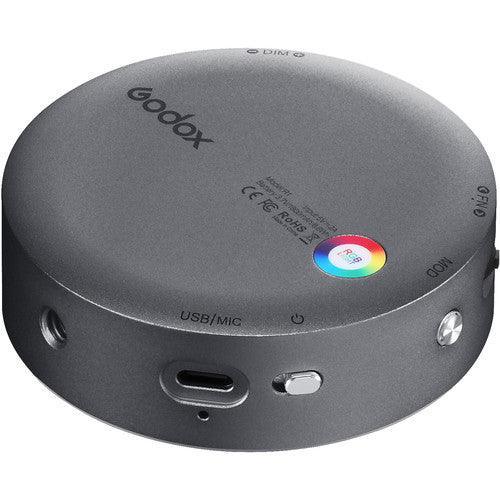 Godox R1 Round Mini RGB LED Magnetic Light at PROCAM | procam.com