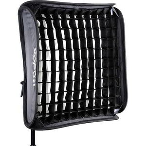 Godox S-Type Bowens Mount Flash Bracket with Softbox and Grid Kit (15.7 x 15.7'') at PROCAM | procam.com