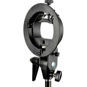 Godox S-Type Bowens Mount Flash Bracket with Softbox and Grid Kit (19.7 x 19.7'') at PROCAM | procam.com