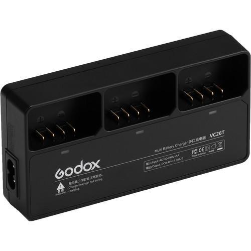 Godox VC26T Multi-Battery Charger for V860III / V1 at PROCAM | procam.com