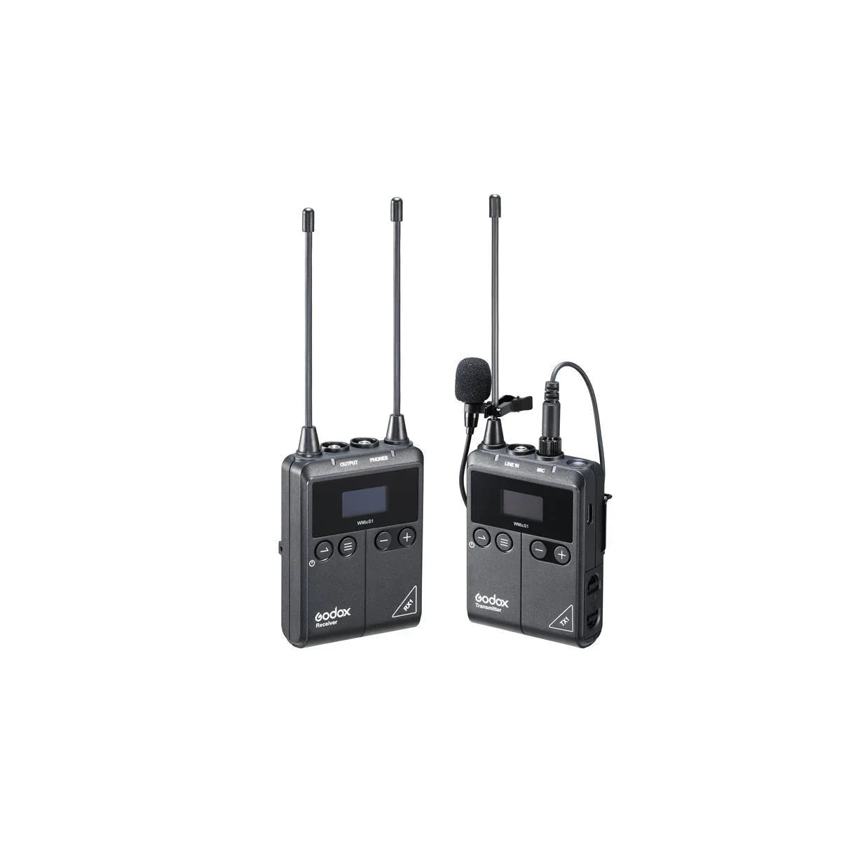 Godox WMicS1 Kit 1 Camera-Mount Wireless Omni Lavalier Microphone System for Mirrorless/DSLR Cameras (514 to 596 MHz) at PROCAM | procam.com