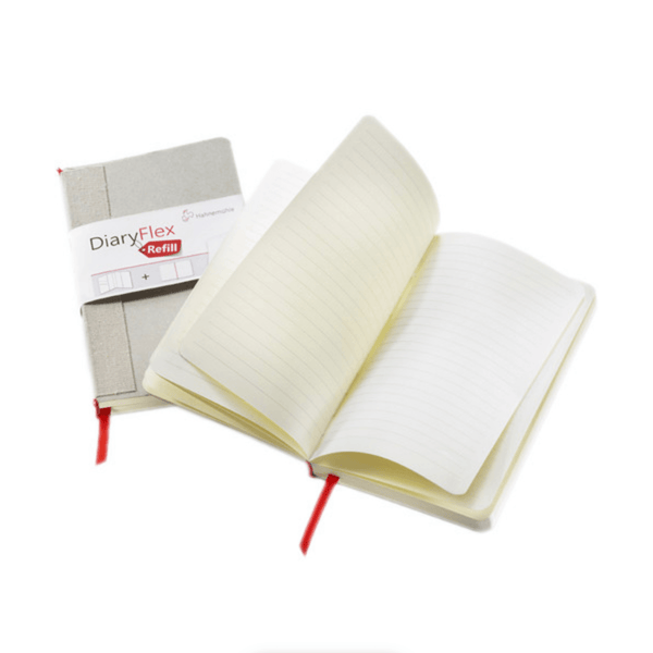 Hahnemuhle Diary Flex Refill - blank 7'' x 4'', 80 sheets, 160 pgs | PROCAM