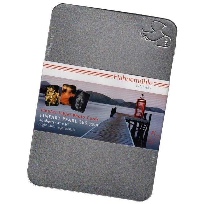 Hahnemuhle Fineart Pearl Paper 4 x 6'' - 30 Sheet Tin at PROCAM | procam.com
