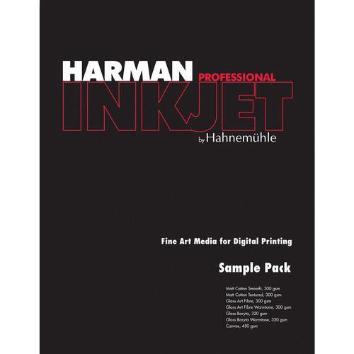 Hahnemuhle Harman Sampler Pack for Inkjet (8.5 x 11'', 14 Sheets) | PROCAM