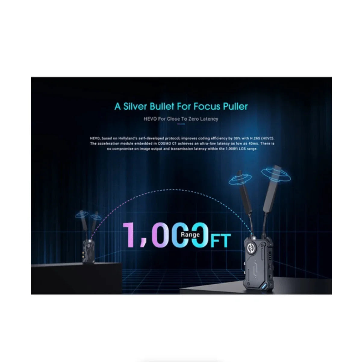 Hollyland Cosmo C1 SDI/HDMI Wireless Video Transmission System at PROCAM | procam.com