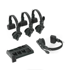 Hollyland Solidcom C1-4S Full-Duplex Wireless DECT Intercom System with 4 Headsets (1.9 GHz) at PROCAM | procam.com