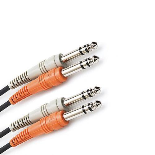 Hosa 2 1/4'' Male to 2 1/4'' Male Stereo Audio Cable - 6.5' at PROCAM | procam.com