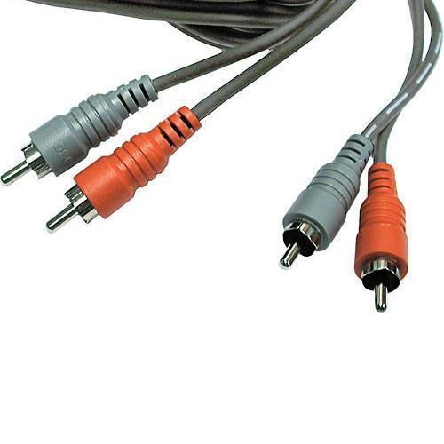 Hosa 2 RCA Male to 2 RCA Male Dual Cable (Nickel Contacts) - 13' at PROCAM | procam.com