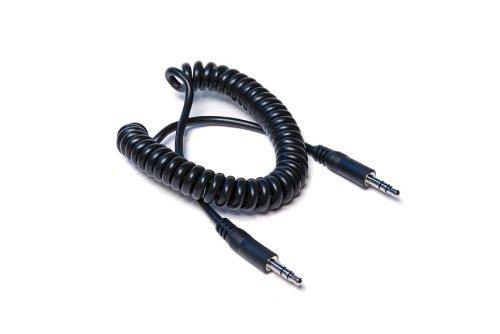Hosa 3.5mm Male to 3.5mm Male Coiled Cable - 5' | PROCAM