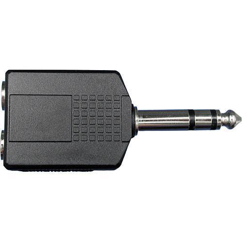 Hosa GPP359 Stereo Male 1/4'' Phone to 2 Stereo 1/4'' Female Phone Adapter at PROCAM | procam.com