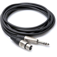 Hosa HXS-003 Balanced 3-Pin XLR Female to 1/4'' TRS Male Audio Cable (3')