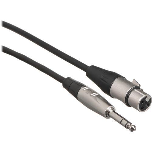 Hosa HXS-020 Balanced 3-Pin XLR Female to 1/4'' TRS Male Audio Cable (20') | PROCAM