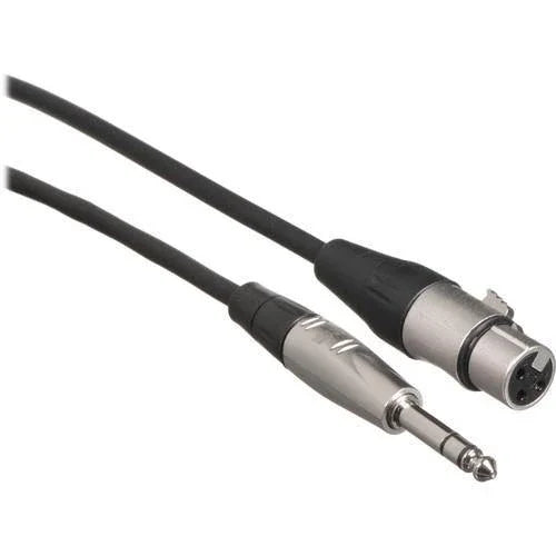 Hosa HXS-020 Balanced 3-Pin XLR Female to 1/4'' TRS Male Audio Cable (20') at PROCAM | procam.com
