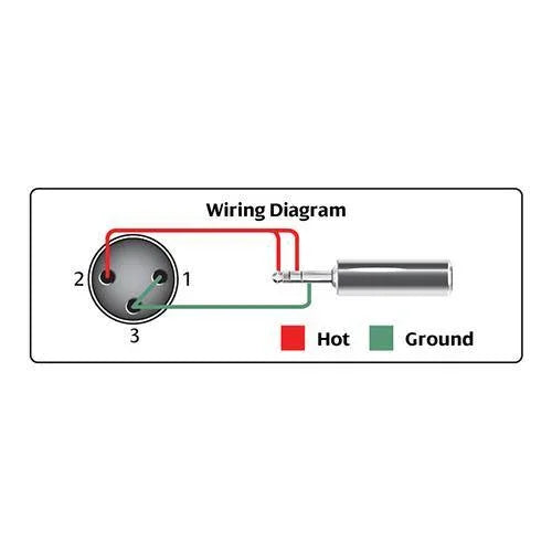 Hosa Angled Stereo 3.5mm Mini to 3-Pin XLR Female Microphone Cable - 1' at PROCAM | procam.com