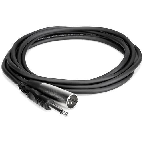 Hosa Mono 1/4'' Male to 3-Pin XLR Female Audio Cable - 5' | PROCAM