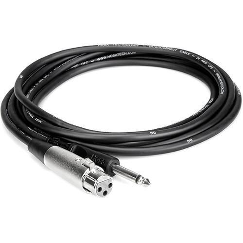 Hosa Mono 1/4'' Male to 3-Pin XLR Female Audio Cable - 5' at PROCAM | procam.com