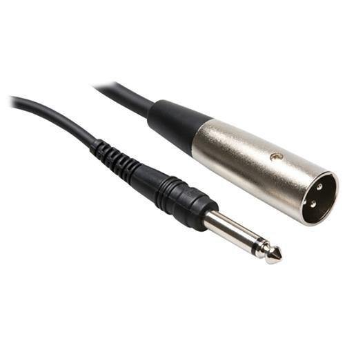 Hosa Mono 1/4'' Male to 3-Pin XLR Male Audio Cable - 10' | PROCAM