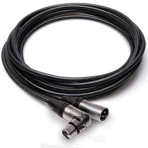 Hosa Neutrik Right-Angel XLR3F to XLR3M Camcorder Microphone Cable-1.5' at PROCAM | procam.com