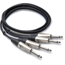 Hosa Pro stereo Dual 1/4'' to Dual 1/4'' Cable