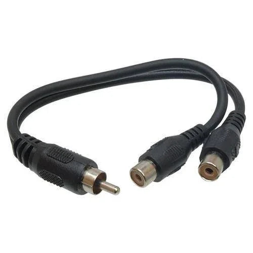 Hosa RCA Male to 2 RCA Female Y-Cable - 6" at PROCAM | procam.com