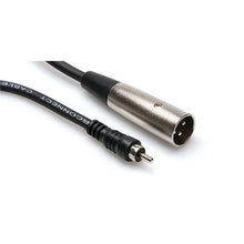 Hosa RCA Male to 3-Pin XLR Male Audio Cable - 10'
