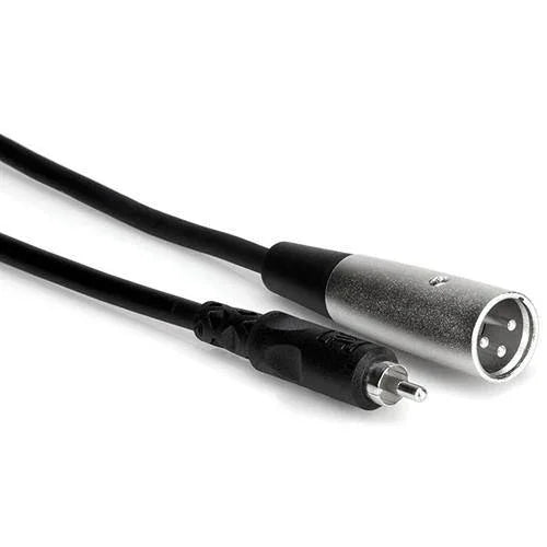 Hosa RCA Male to 3-Pin XLR Male Audio Cable - 5' at PROCAM | procam.com