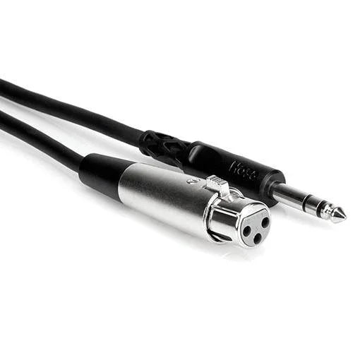 Hosa Stereo 1/4'' Male to 3-Pin XLR Female Interconnect Cable - 5 at PROCAM | procam.com
